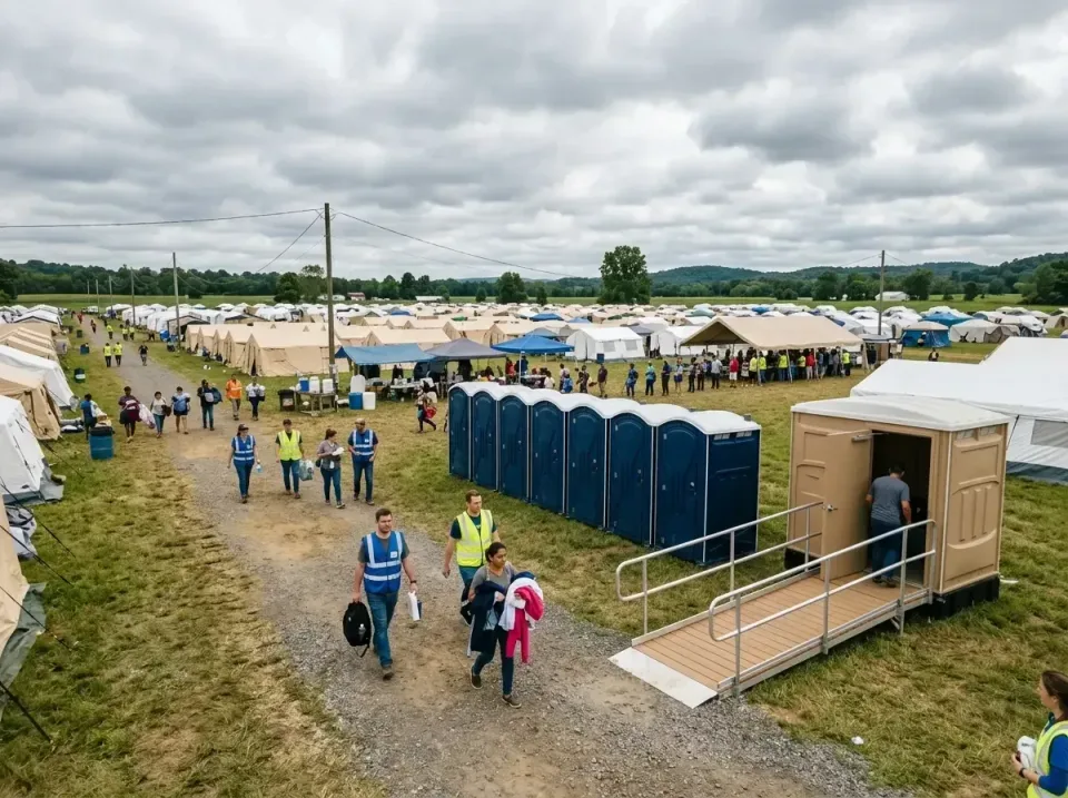 disaster-relief-camp-restrooms-010 — frequently asked questions, Dumpster & Portable Bathrooms Rental in Attica, IN